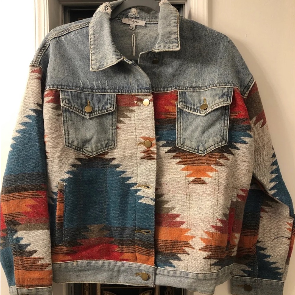 New southwest Jean Jacket